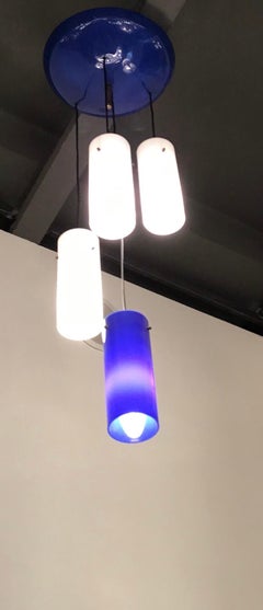 Candle Chandelier Brass Plexiglass 1970 Italy