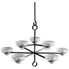 Candle Chandelier by Erik Hoglund for Boda Nova