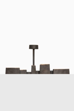 Chandelier en bronze "Candle Collage" par Folkform, 2010