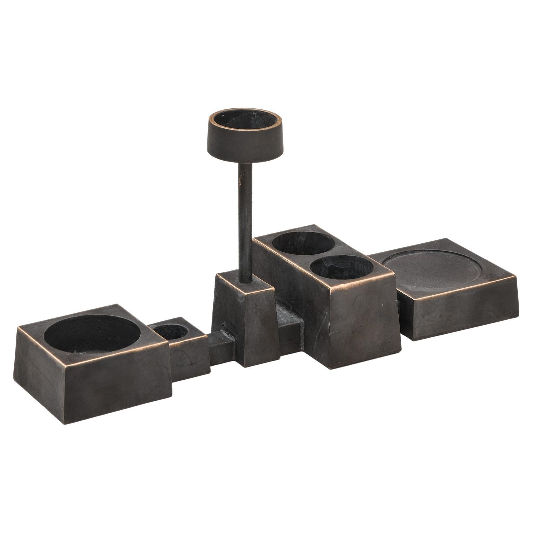 Kerzenleuchter "Candle Collage" aus Bronze von Folkform, 2010 im Angebot
