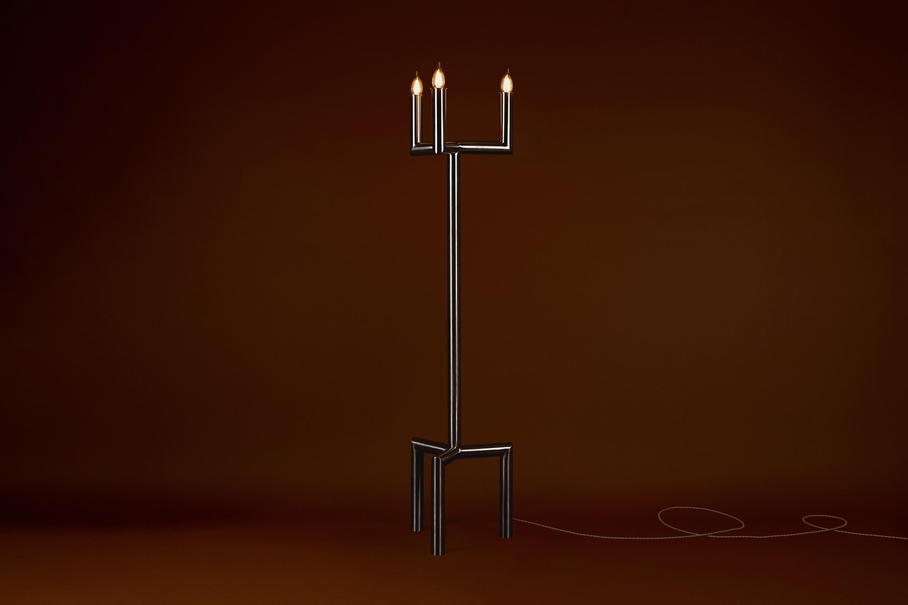 floor candle lamp