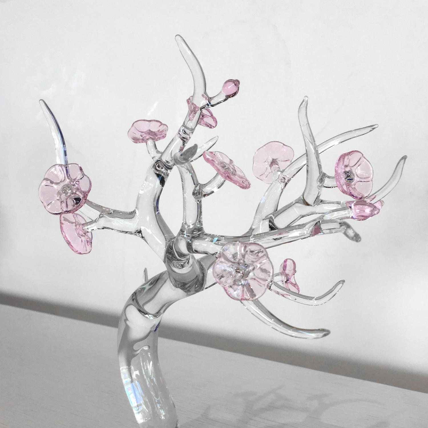 Italiano Scultura in vetro a forma di candela, disegnata da Simone Crestani, Made in Italy in vendita