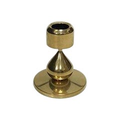 Candle Holder, 24 ct. Gold Plated