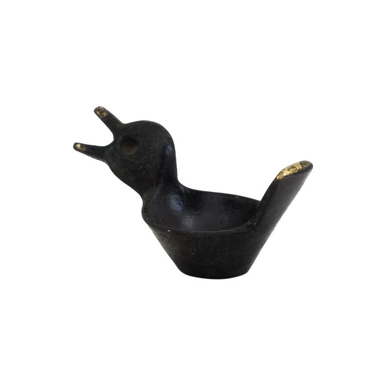 Candle Holder 'bird' by Walter Bosse, around 1950s For Sale
