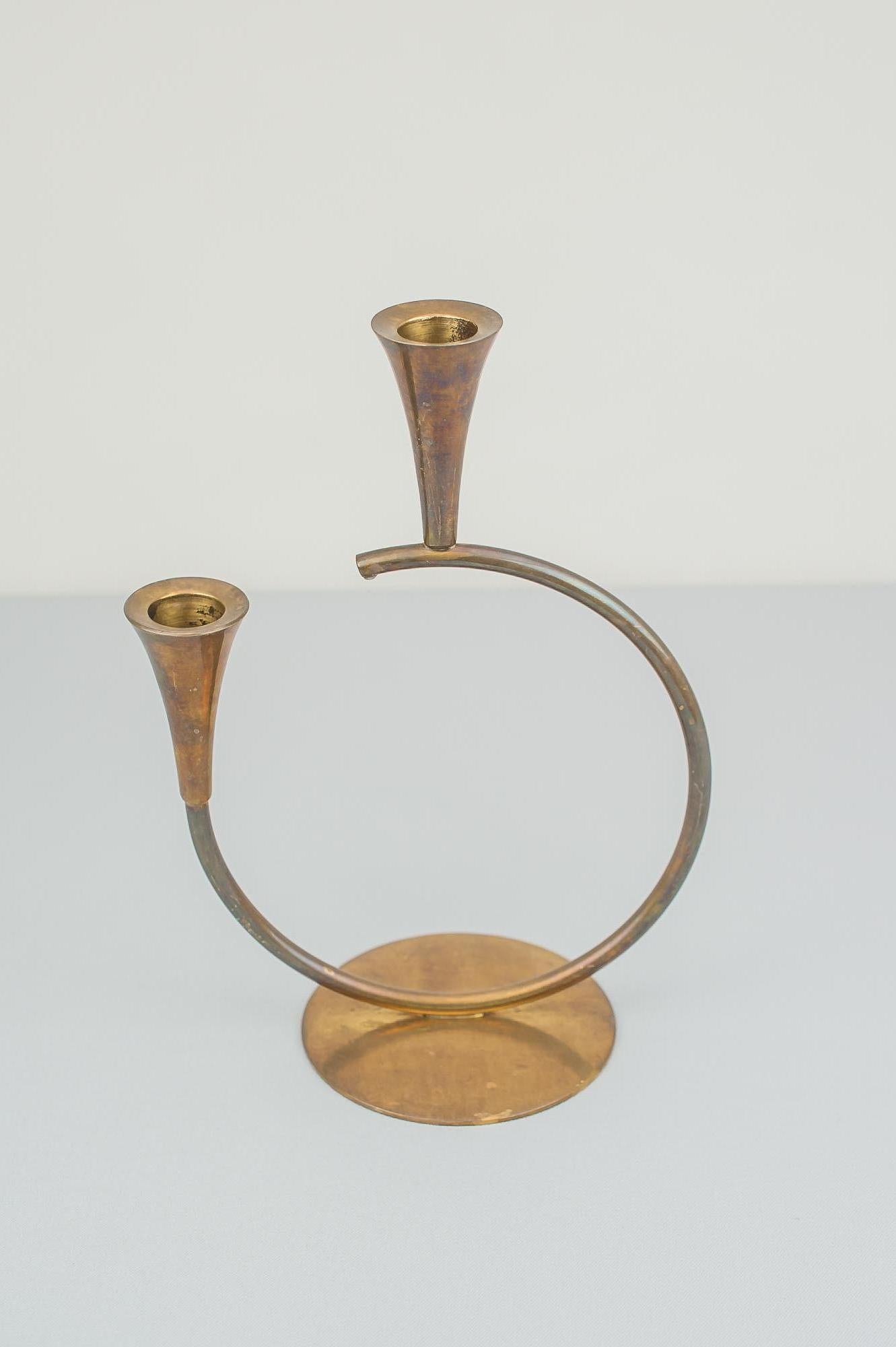 Candleholder by Richard Rohac (signed)
Original condition.