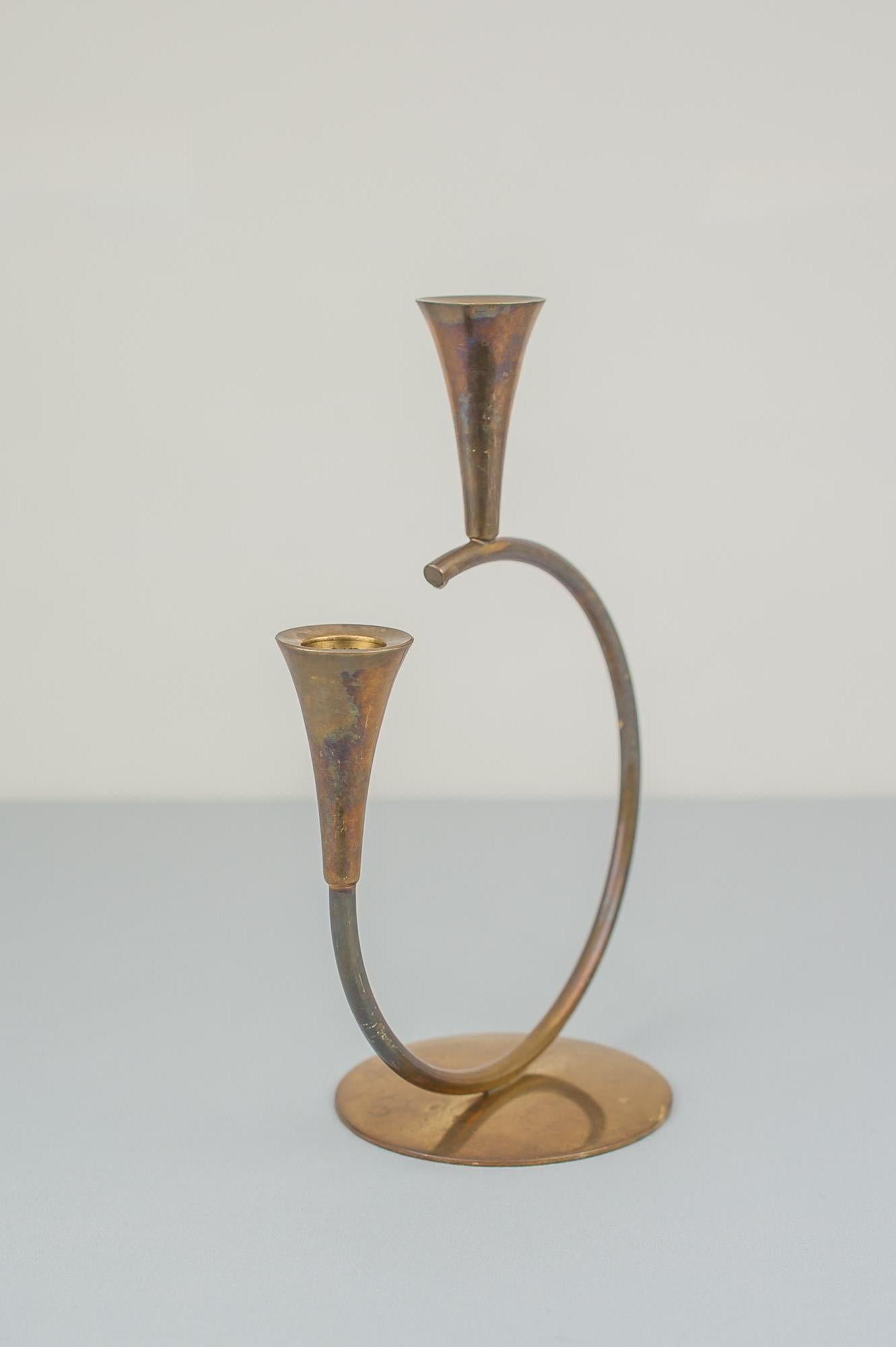 Mid-Century Modern Candle Holder by Richard Rohac 'Signed'