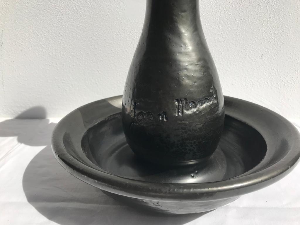 Mid-Century Modern Candleholder Ceramic by Jean Marais For Sale