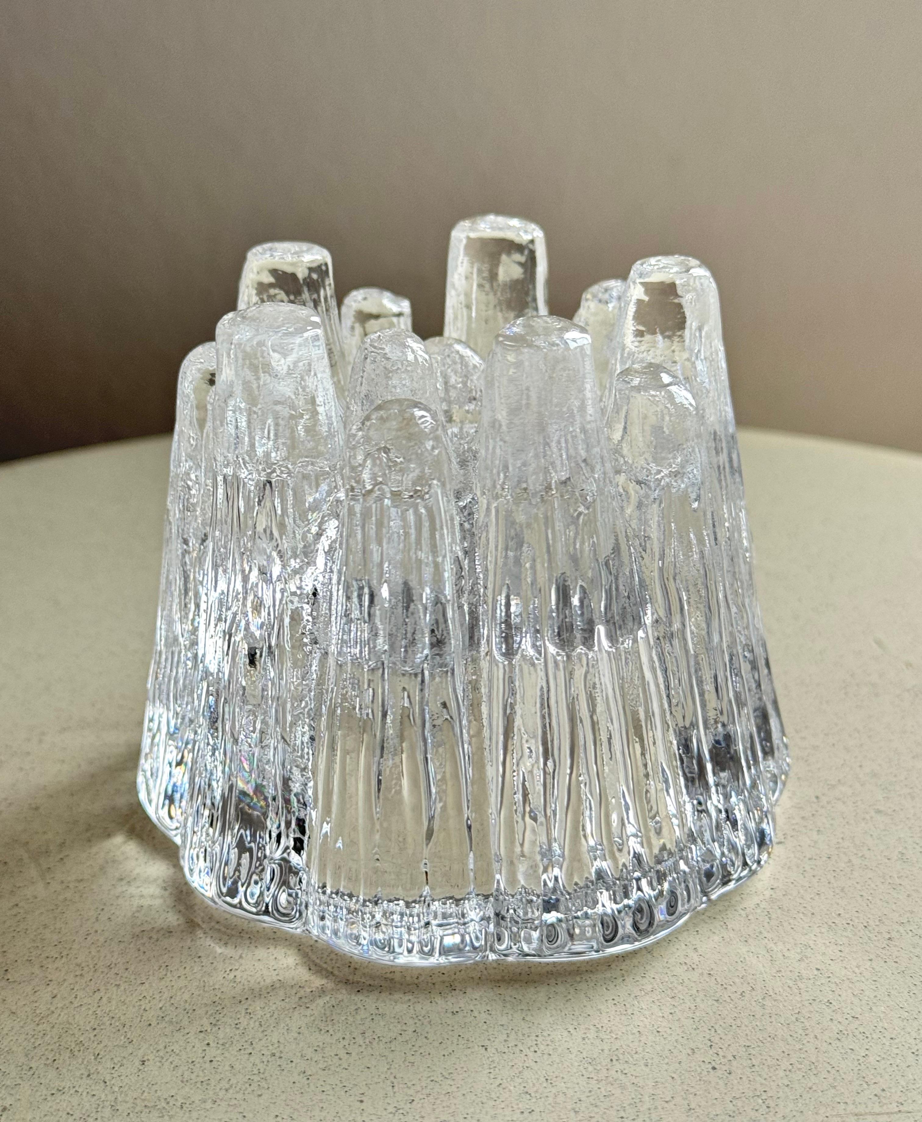 Hand-Crafted Candle Holder Designed by Willy Johansson for Hadeland For Sale