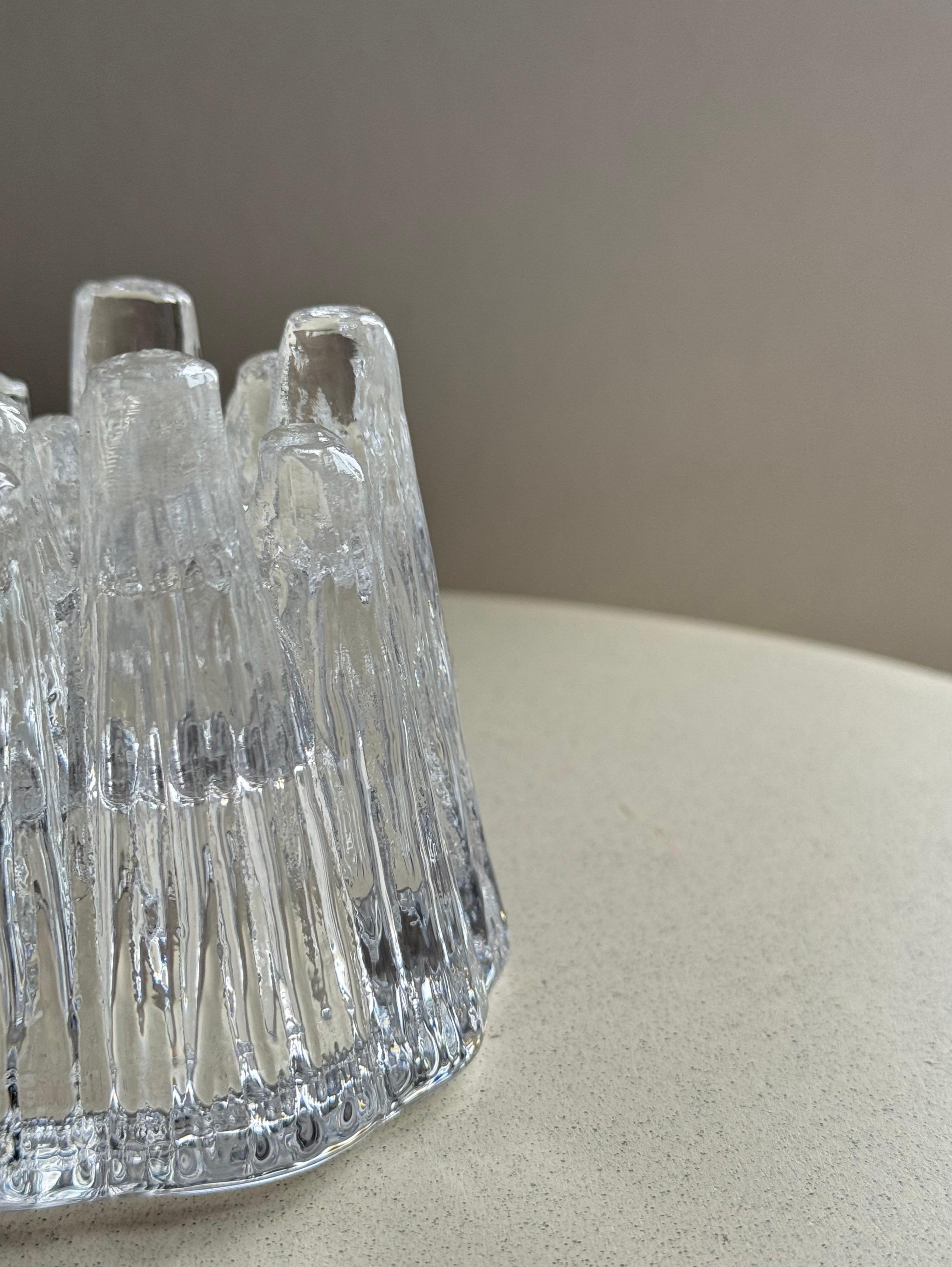 Candle Holder Designed by Willy Johansson for Hadeland In Fair Condition For Sale In Søgne, NO