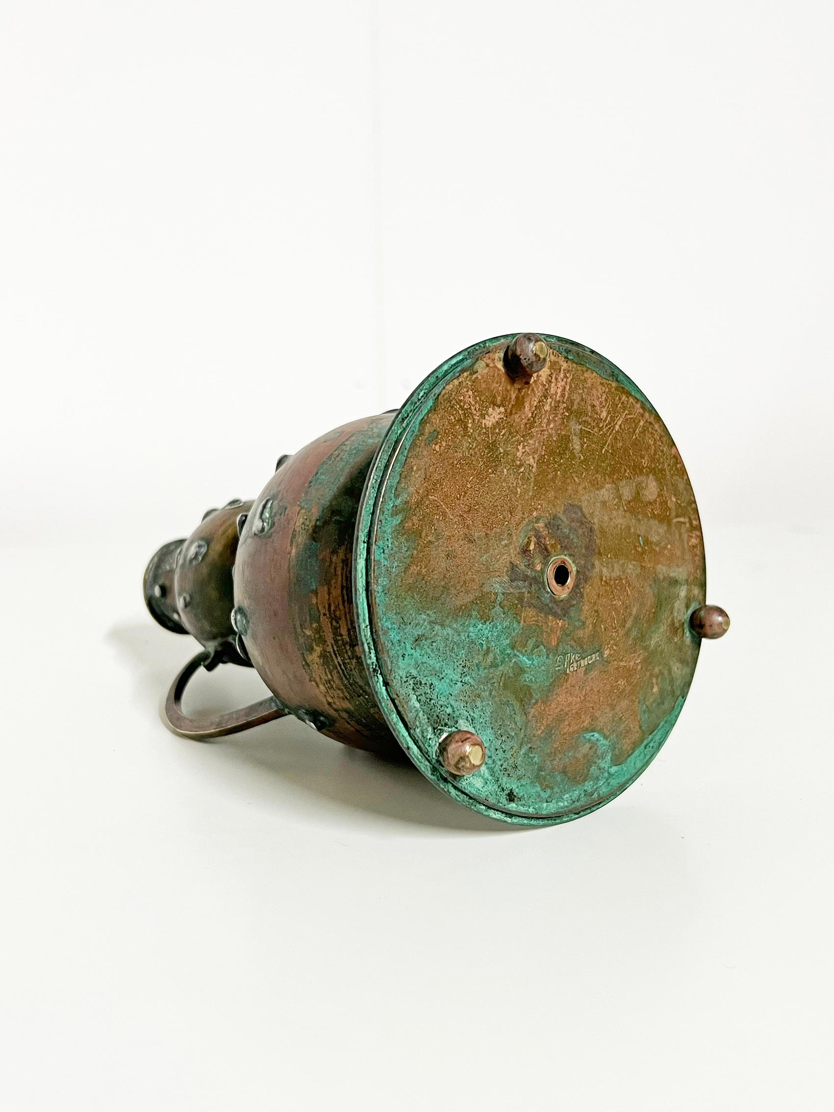 Portacandele in bronzo, G. Åke Göteborg, 1920 ca. in vendita 6