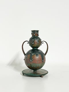 Candle Holder in Bronze, G. Åke Göteborg, ca 1920's