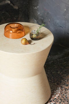 Lampe à bougie en verre soufflé orange Neri & Hu