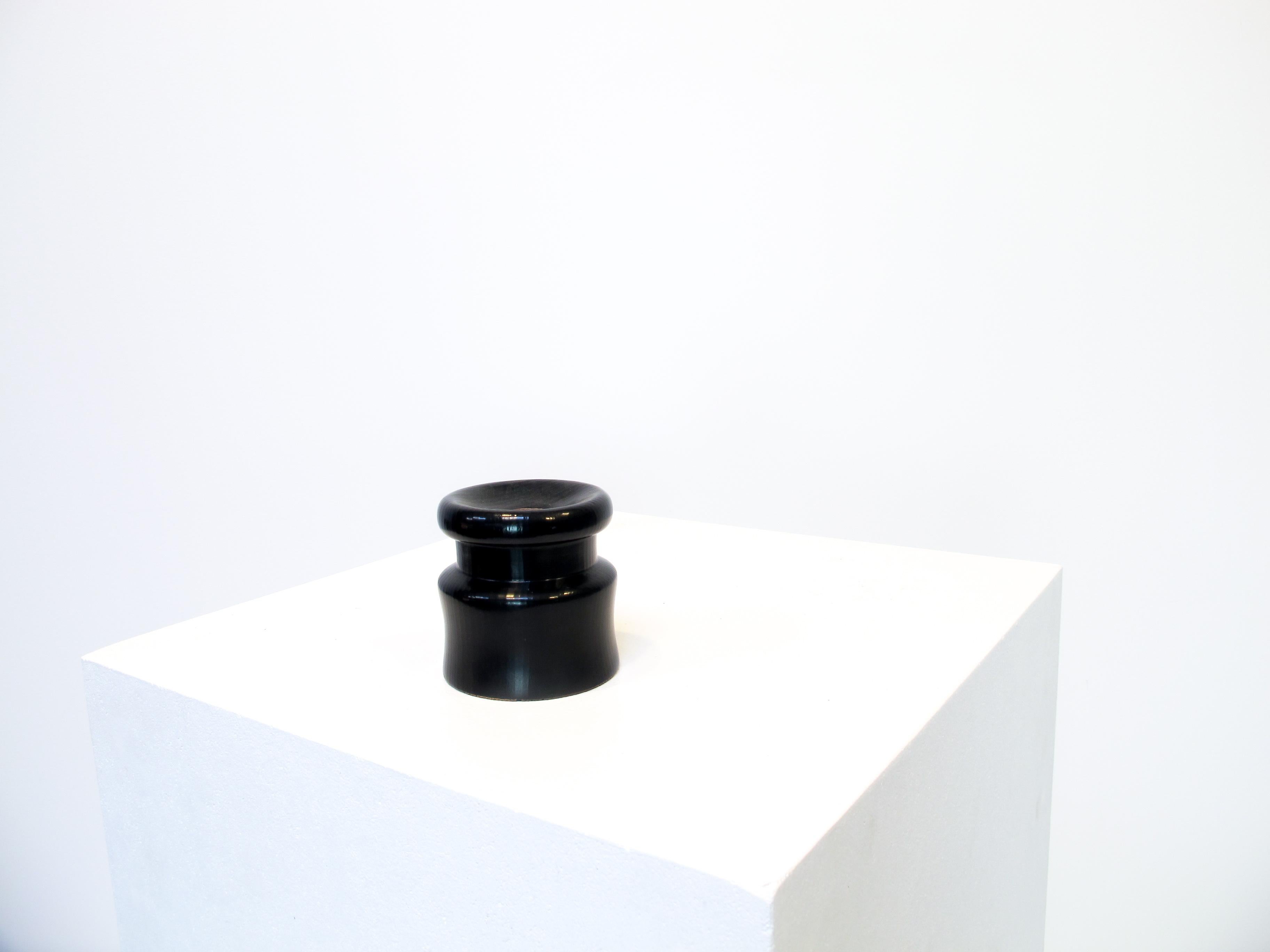 Erik Höglund candleholders for Boda Trä, 1960s, Set of 5 In Good Condition For Sale In Helsingborg, Skåne