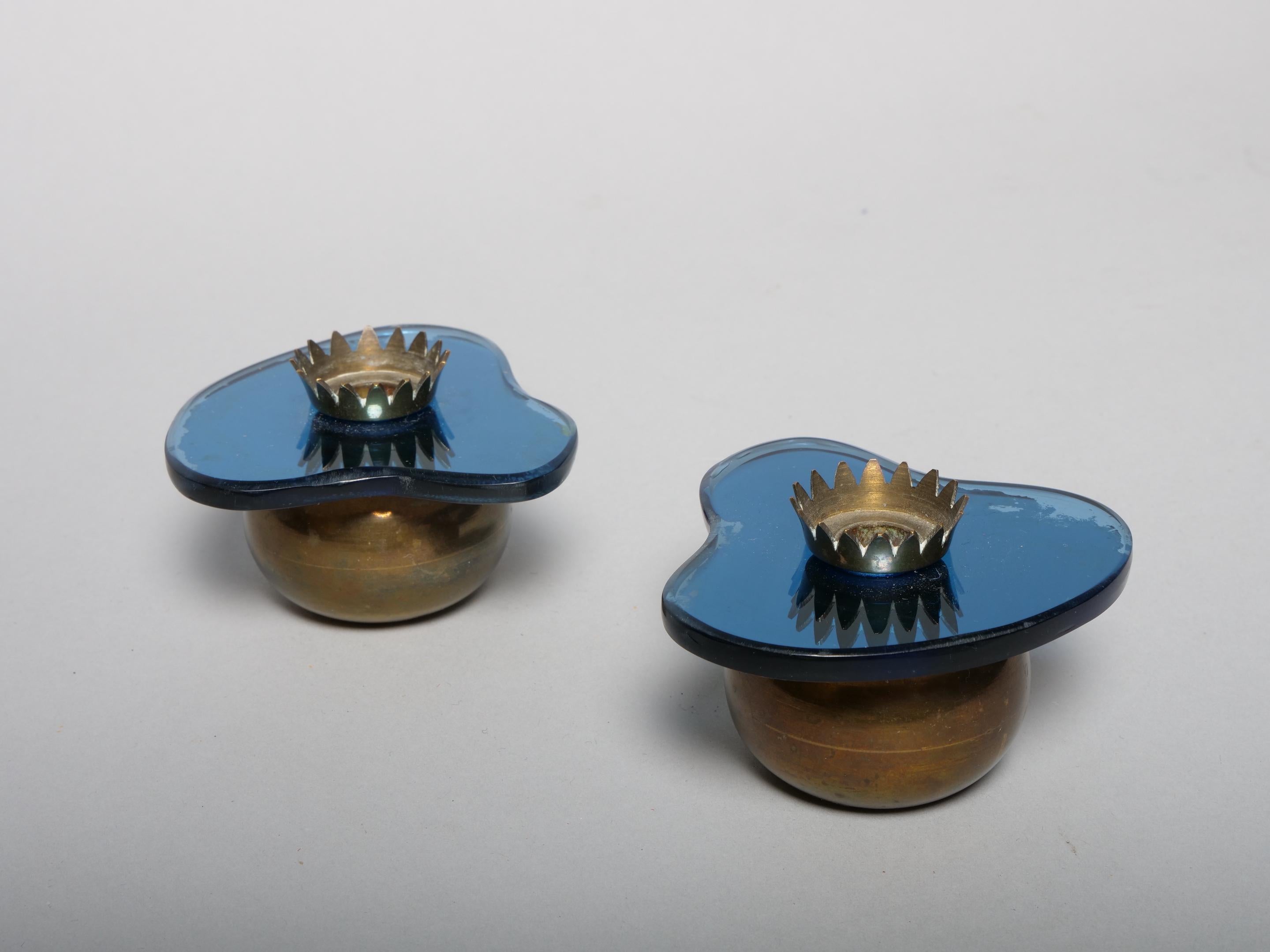 Mid-Century Modern Candle holders Pietro Chiesa For Sale