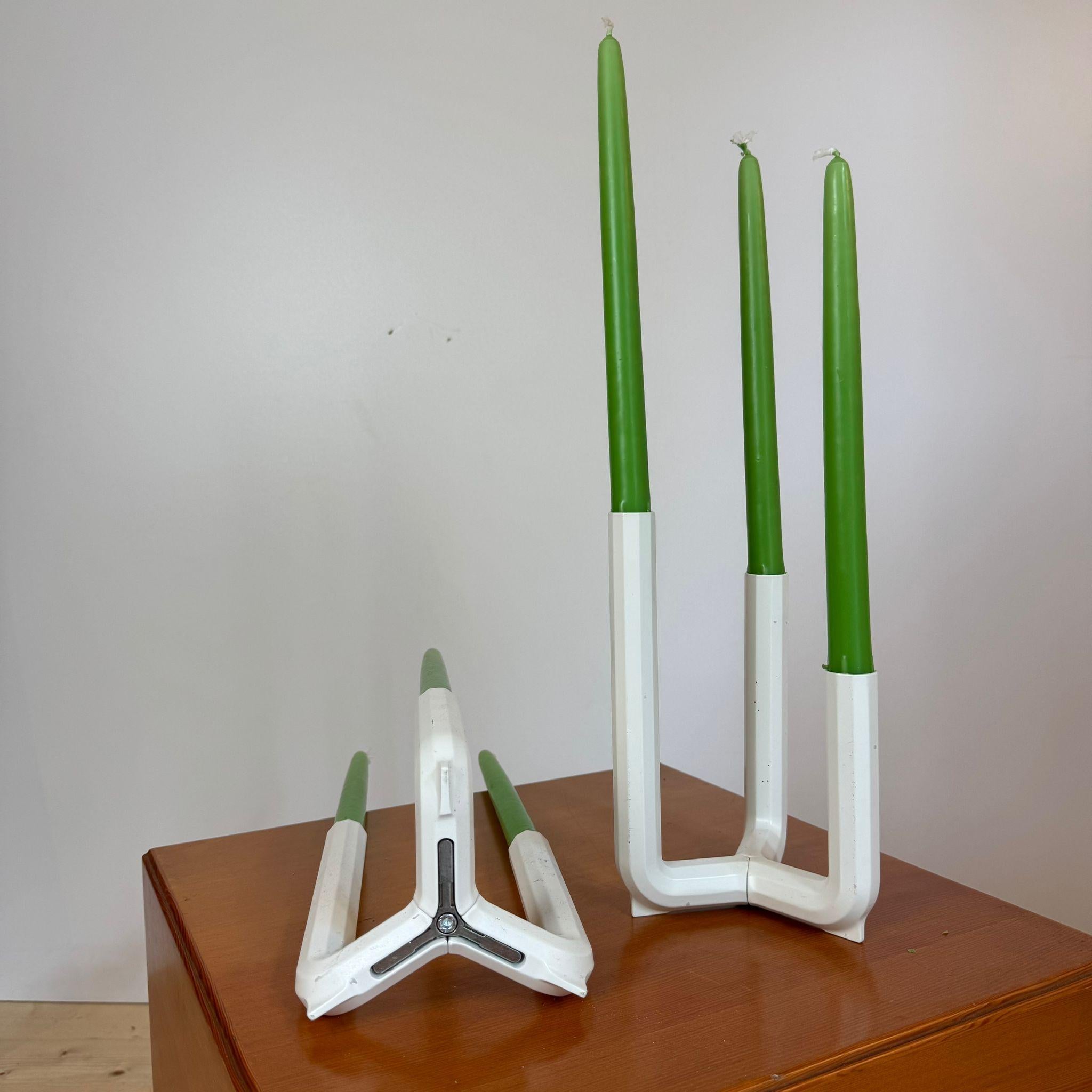 Mid-Century moderno Candle holders, Sweden 1970, 2 pieces in vendita