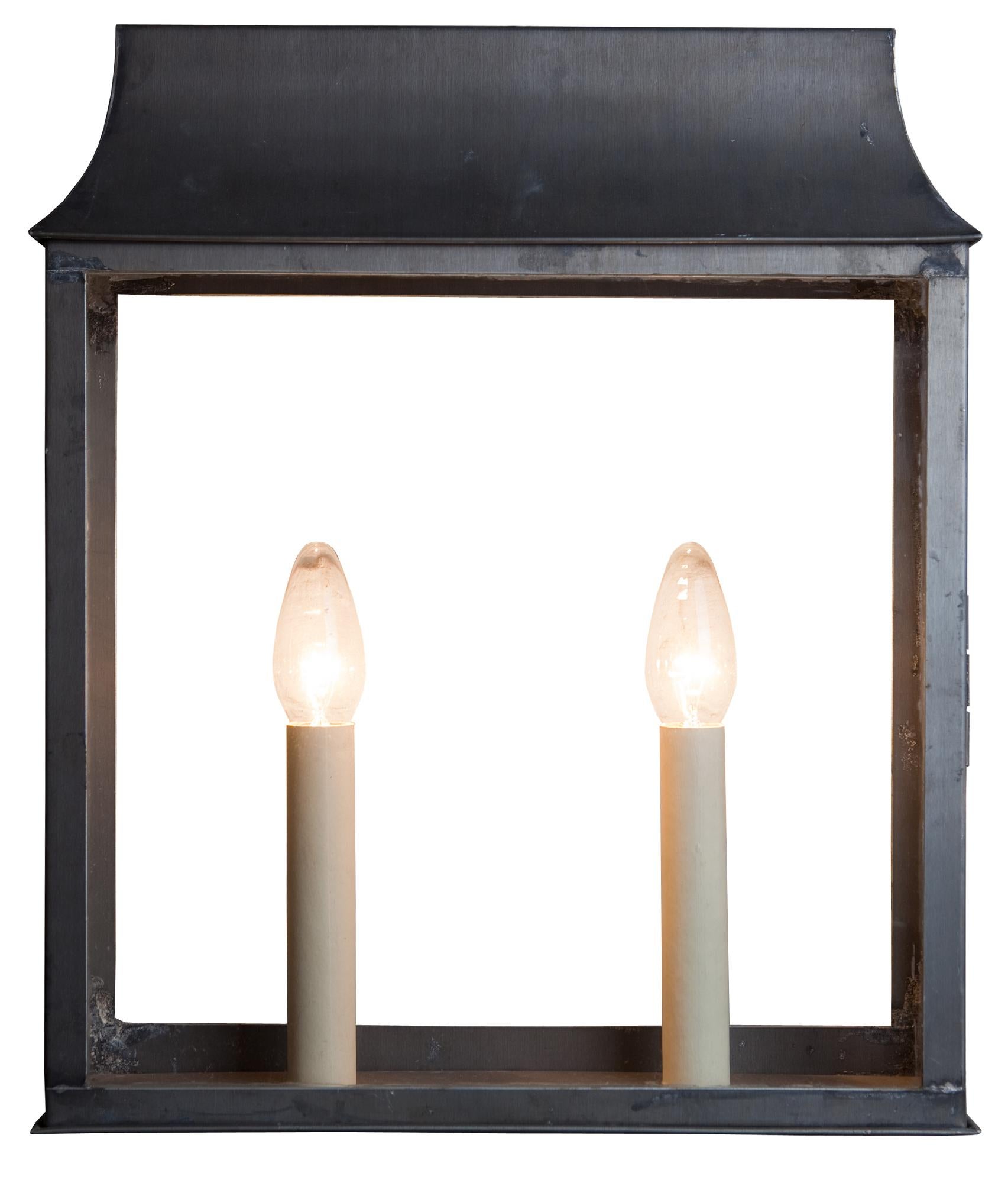 Moderne Candle House, Wall Light Zinc Contemporary en vente