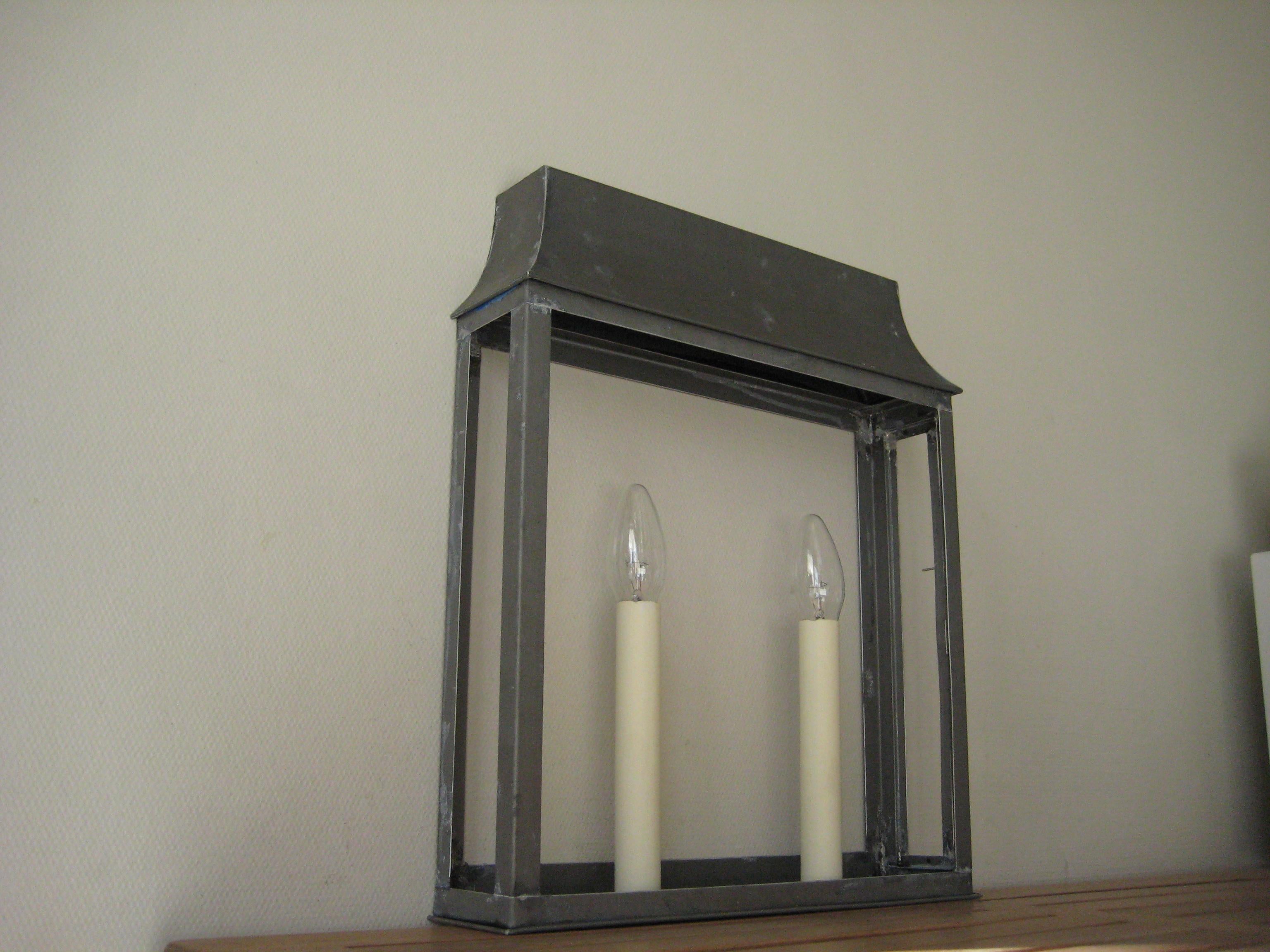 Candle House, Wall Light Zinc contemporary In New Condition For Sale In Roeselare, BE