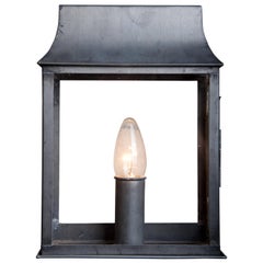 Candle House, Wall Luminaire in Zinc, for Outside or Inside by Atelier Boucquet