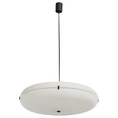 Candle, Pendant Light, Acrylic, Metal, Italy, 1960s