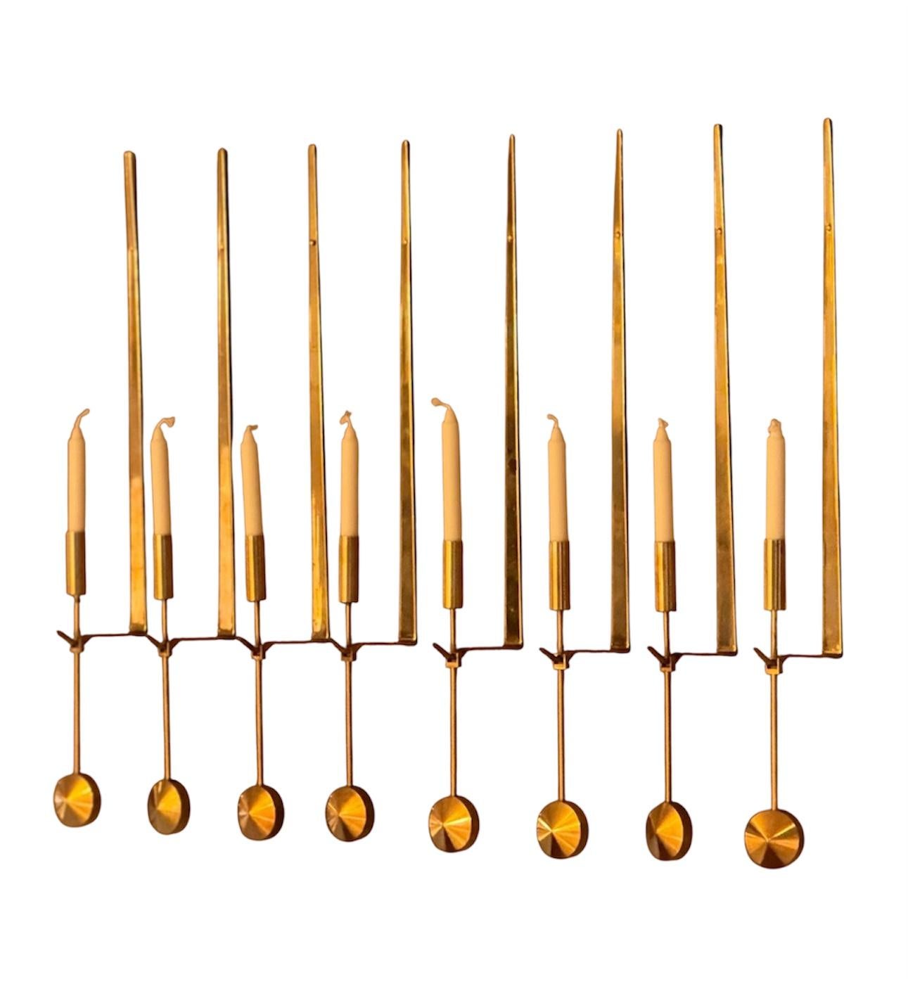 Candelabros de Pierre Forsell Años 60 Moderno de mediados de siglo en venta