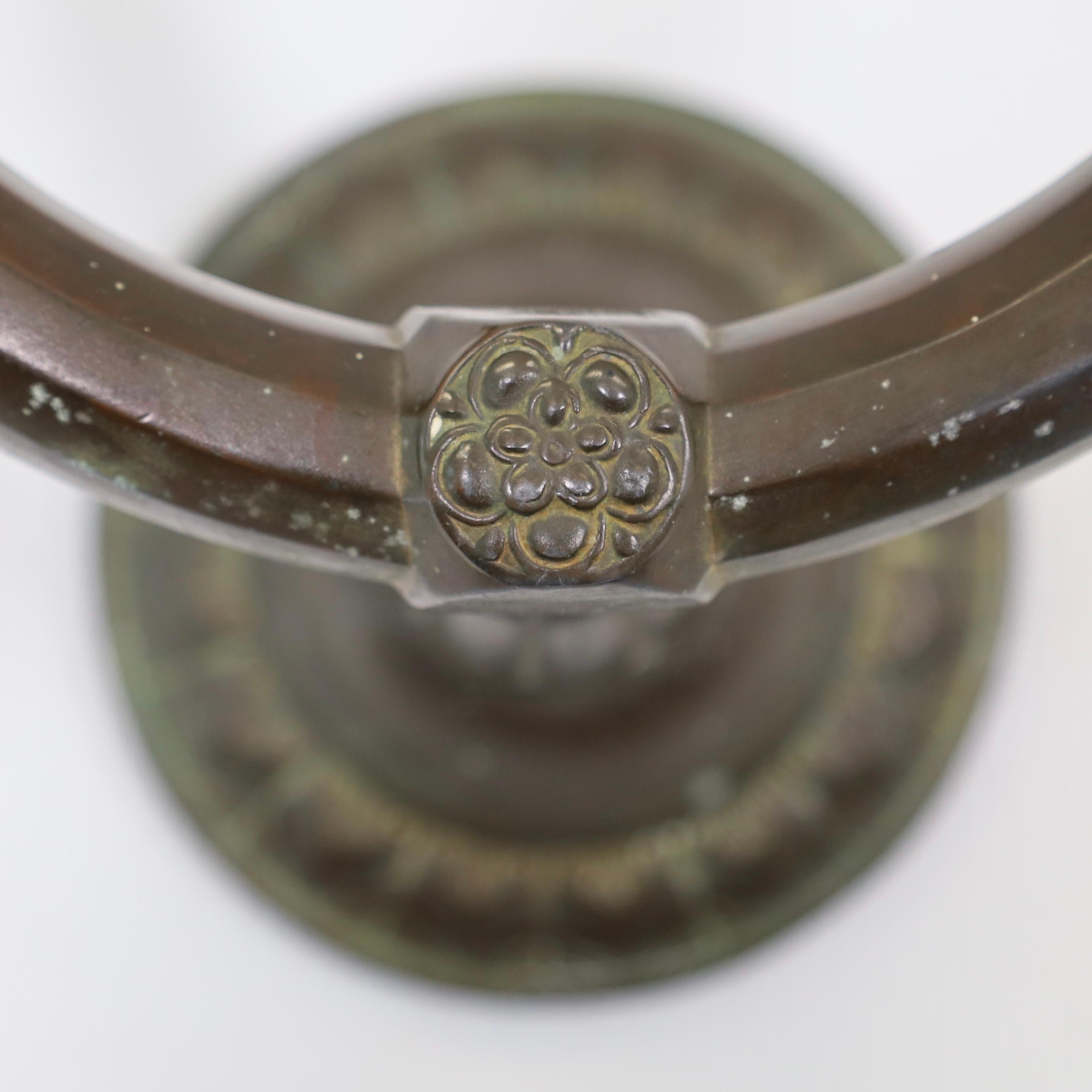Kerzenleuchter von Just Andersen, hergestellt, 1920er Jahre, Dänemark (Metall) im Angebot