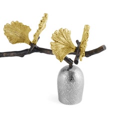 Candle Snuffer, Made from Silver, Gold and Patinated Metal, Contemporary Work.