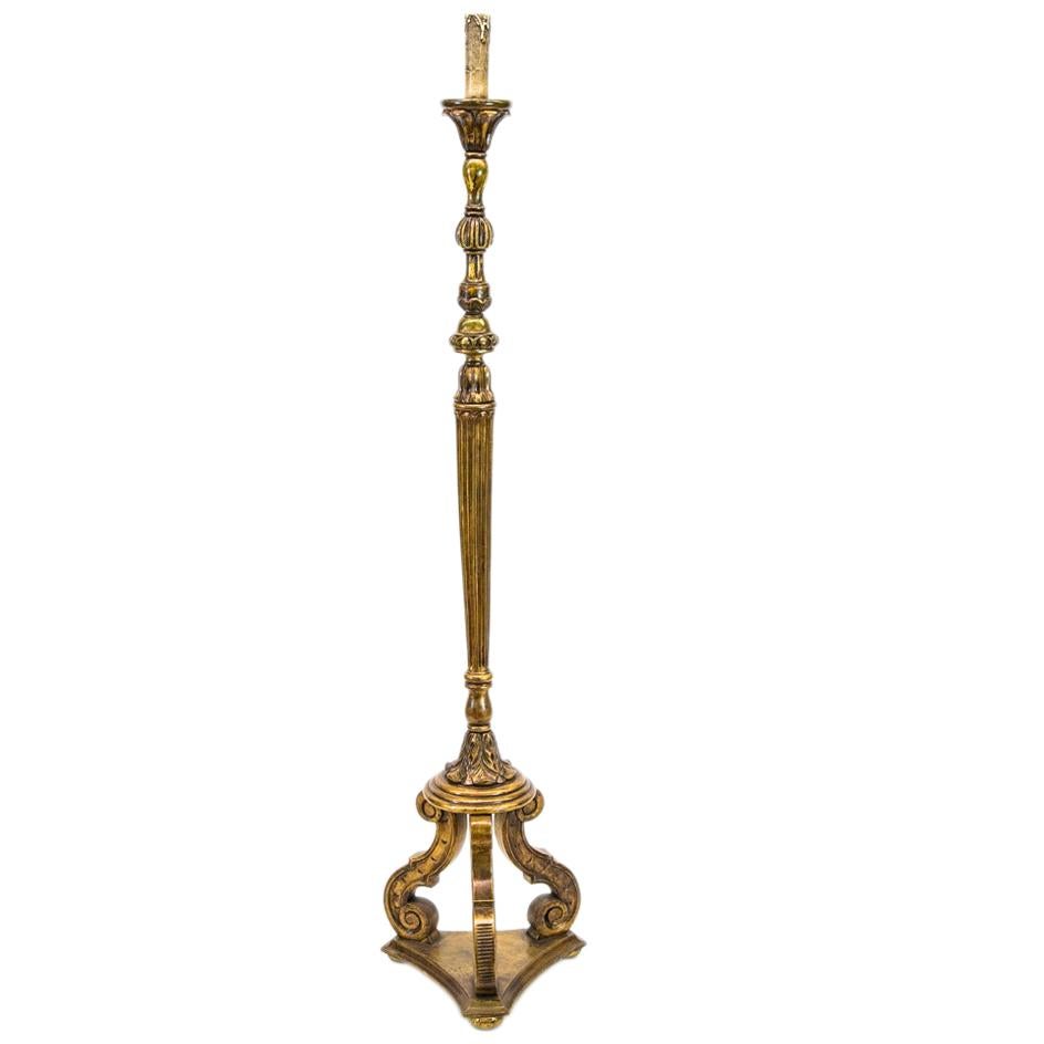 Candle Stand/Floor Lamp For Sale