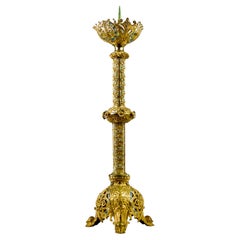 Antique Candle Stick, France, 19th Century