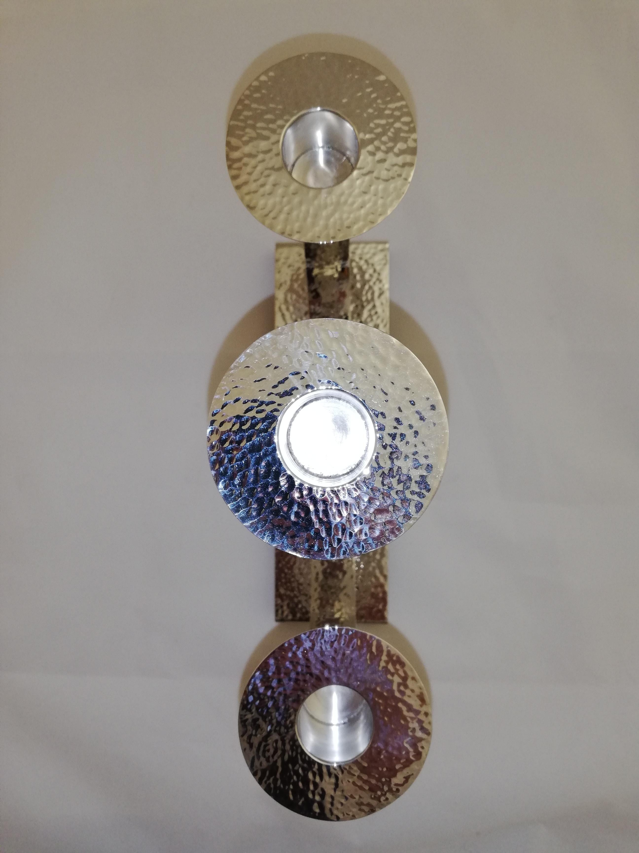 Hand-Crafted Candlestick Holder For Sale