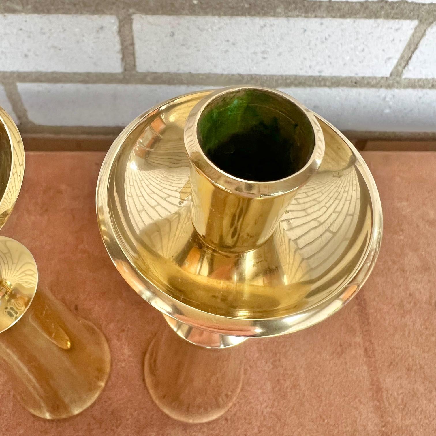 Scandinavo moderno Bastoncini per candele in ottone di Jens Harald Quistgaard per Dansk Designs, anni '50 in vendita