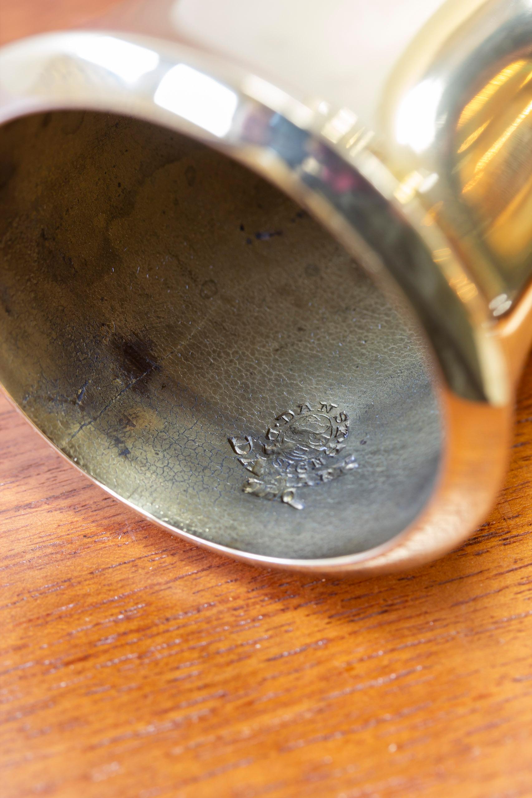 Candle Sticks in Brass by Jens Harald Quistgaard for Dansk Designs, 1950s In Good Condition For Sale In Hägersten, SE