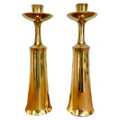 Kerzenständer aus Messing von Jens Harald Quistgaard für Dansk Designs, 1950er Jahre