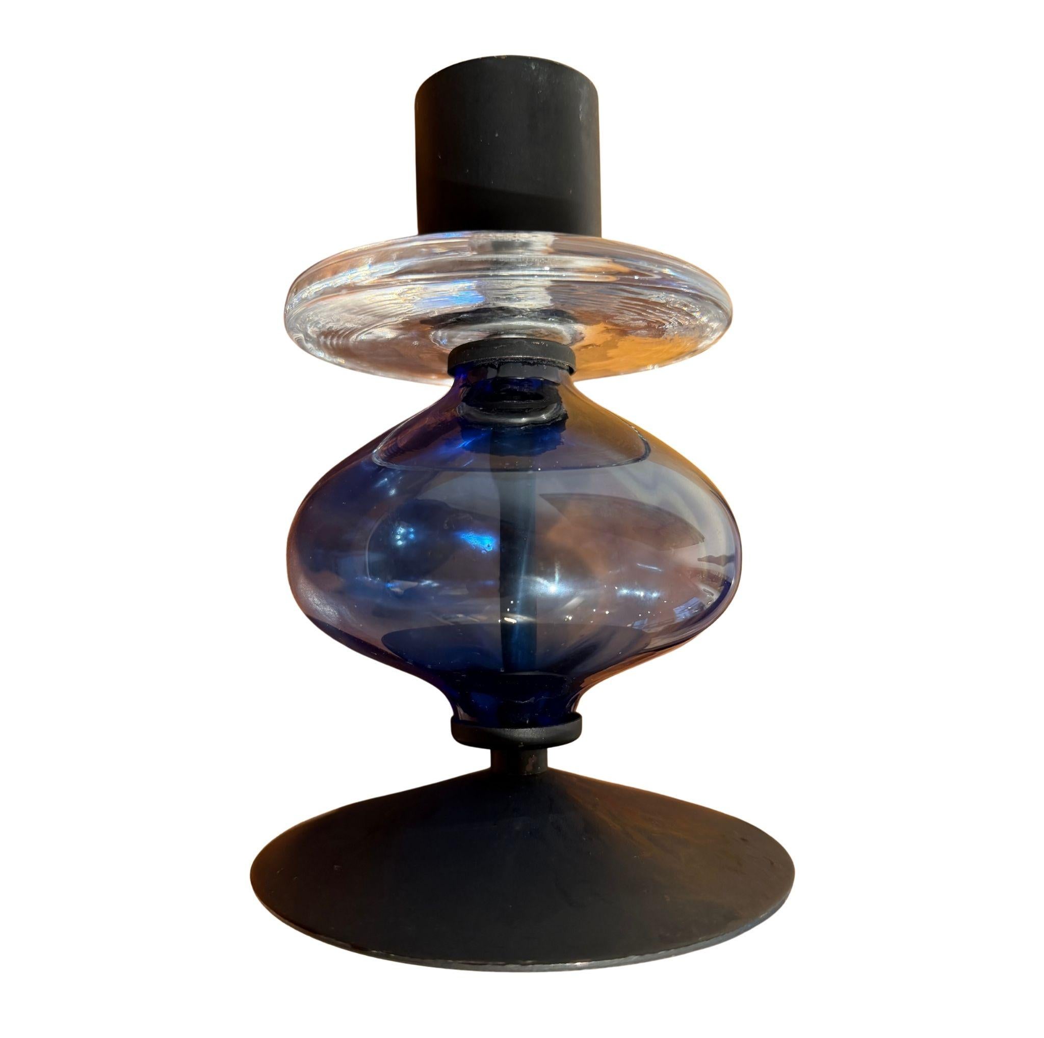 Metallo Portacandele di Erik Höglund per Boda in vendita