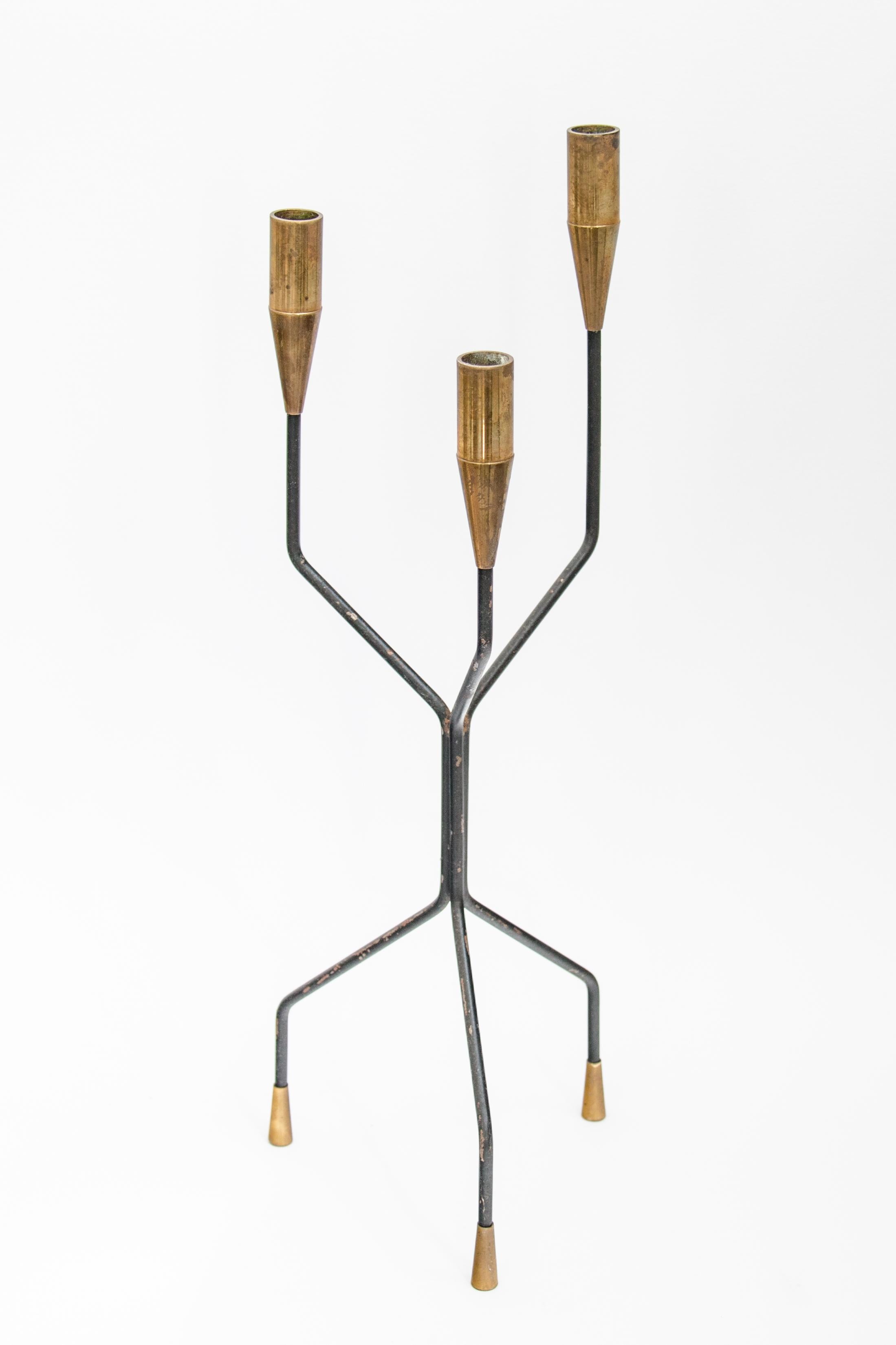Kerzenhalter von Gunnar Ander für Ystad Metall (Skandinavische Moderne) im Angebot