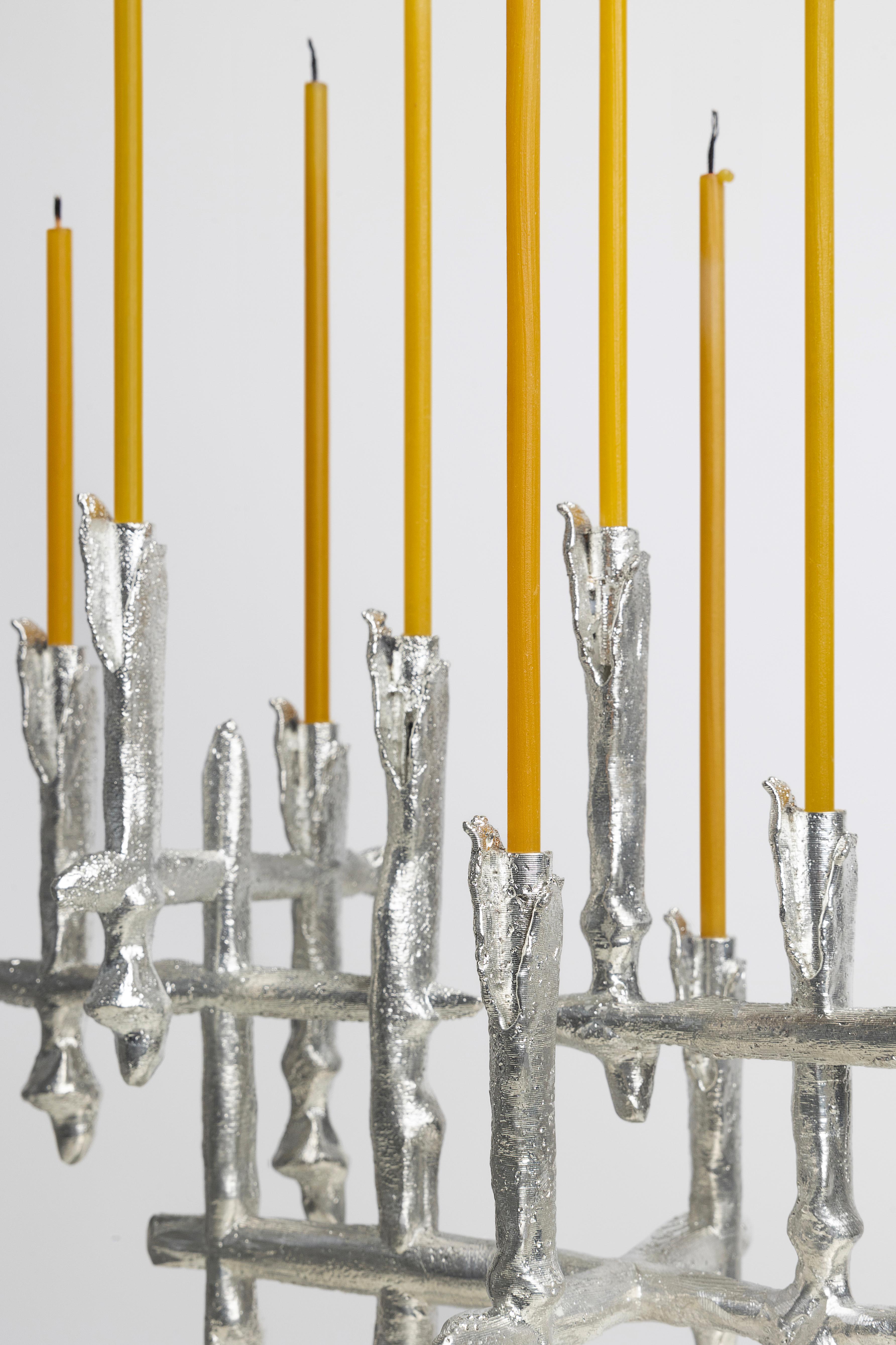Contemporary Candleholder by Vilius Dringelis For Sale