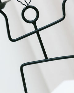 Candleholder Postmodern Memphis Style Made of Metal, 1990