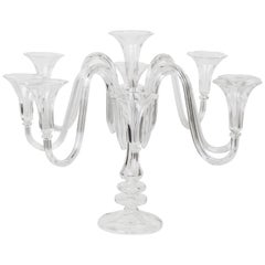 Candleholder Royal Pyrex with 9 Arms, in Pyrex, Italy
