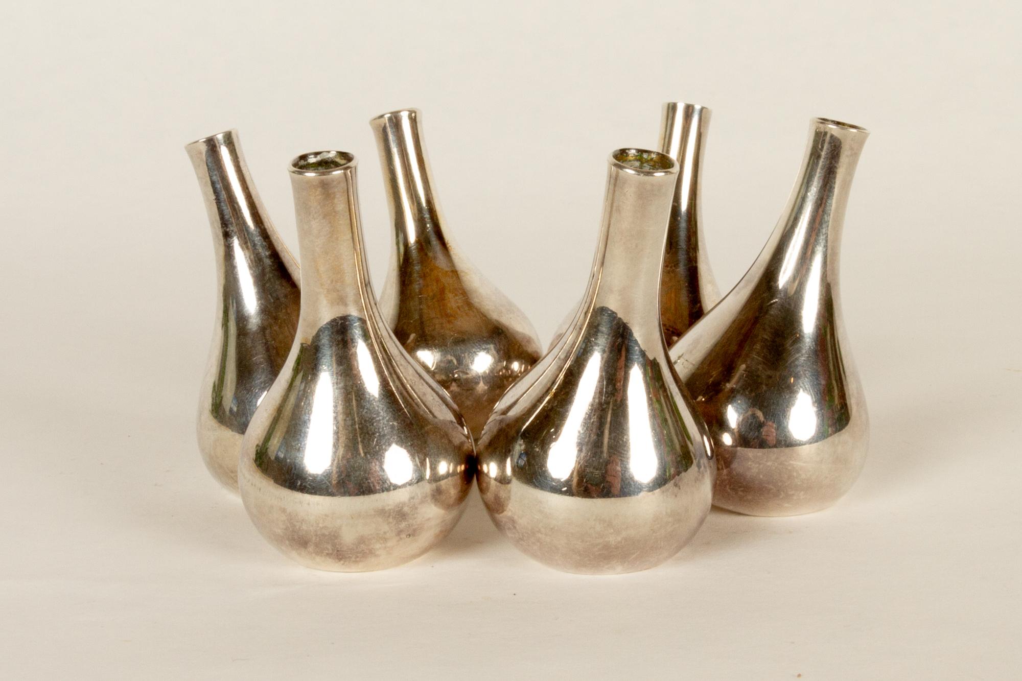 Mid-20th Century Candleholders by Jens H. Quistgaard for Dansk Designs 1960s Set of 6