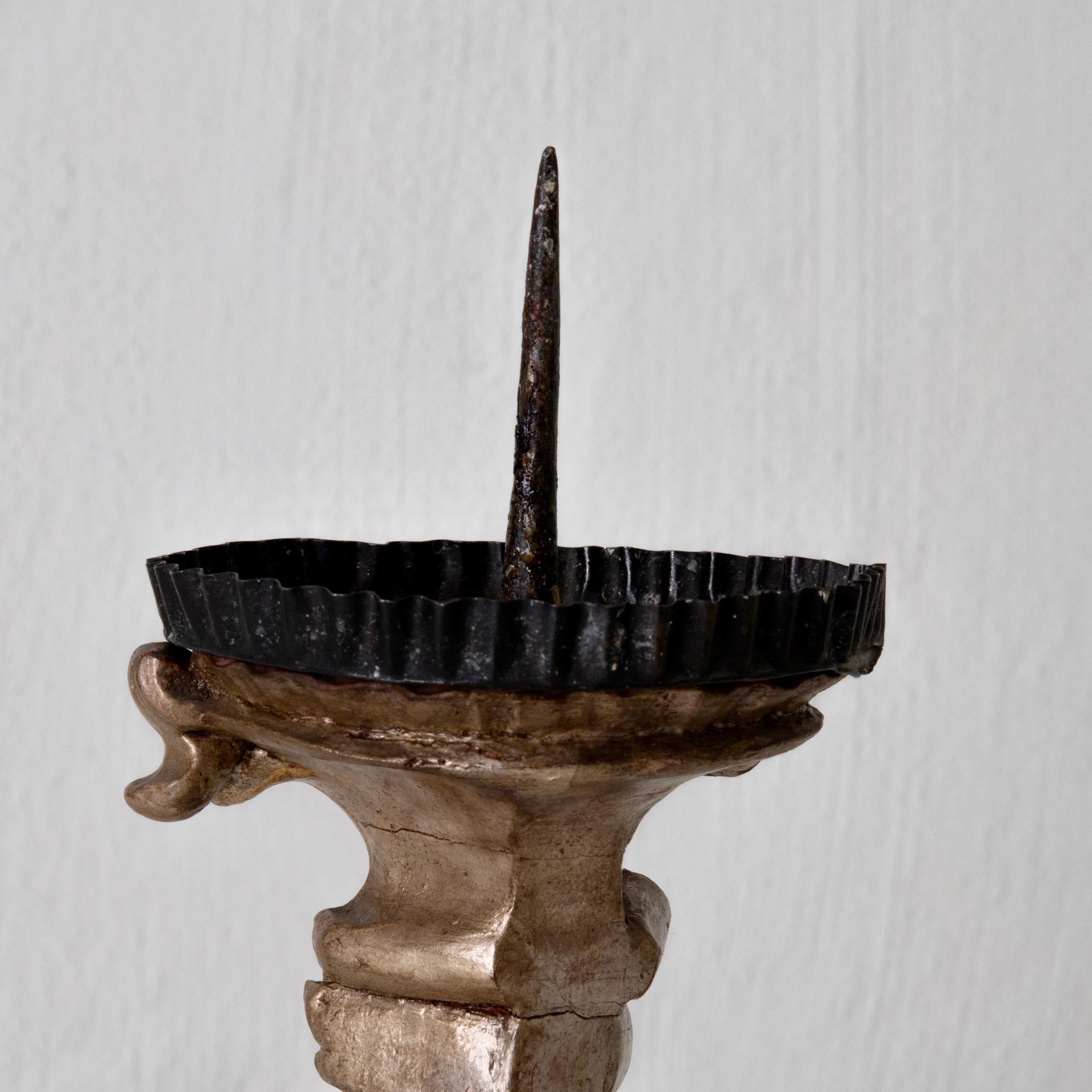 Kerzenhalter Italienische hohe Rokoko-Periode 18. Jahrhundert, Italien im Angebot 2