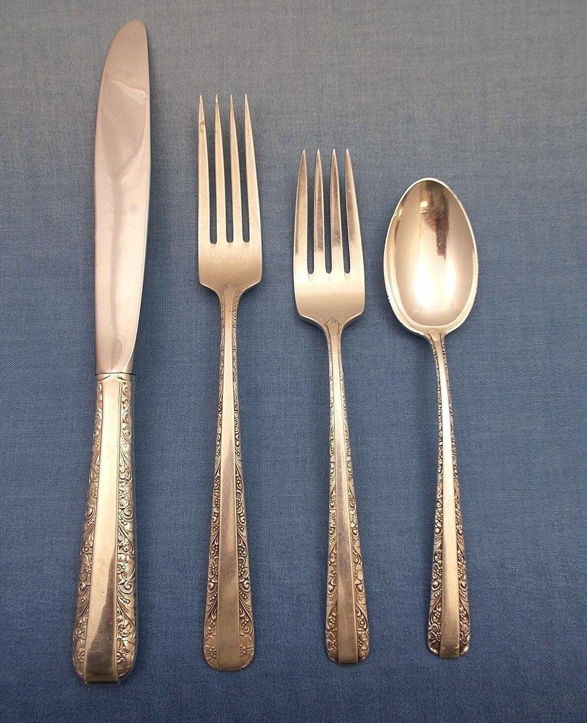 Candlelight by Towle Sterling Silver Flatware Set For 6 Service 24 Pieces For Sale 1