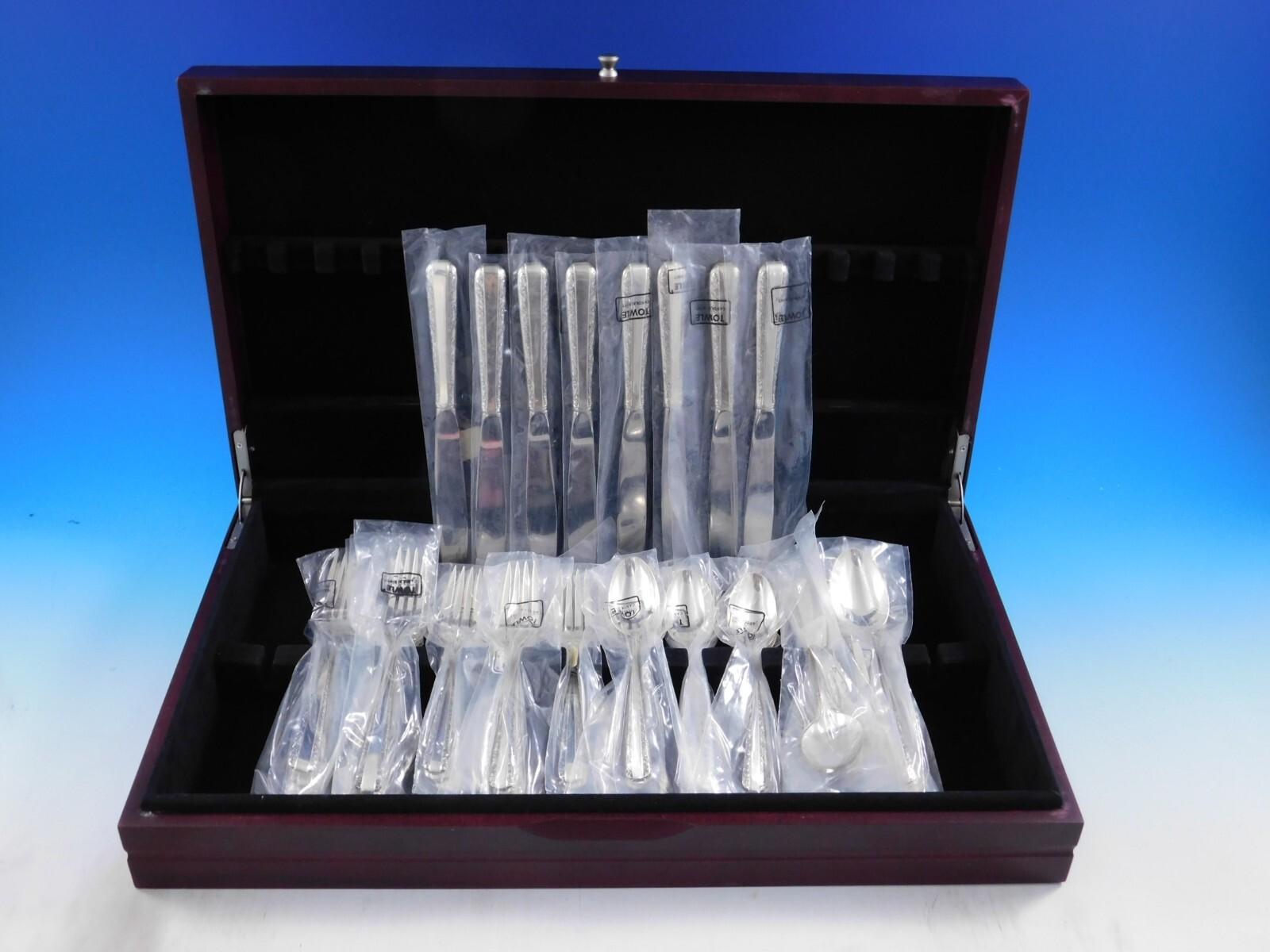 Candlelight by Towle Juego de Cubiertos de Plata de Ley Para 8 Servicio 40 Piezas Nuevo en venta 2