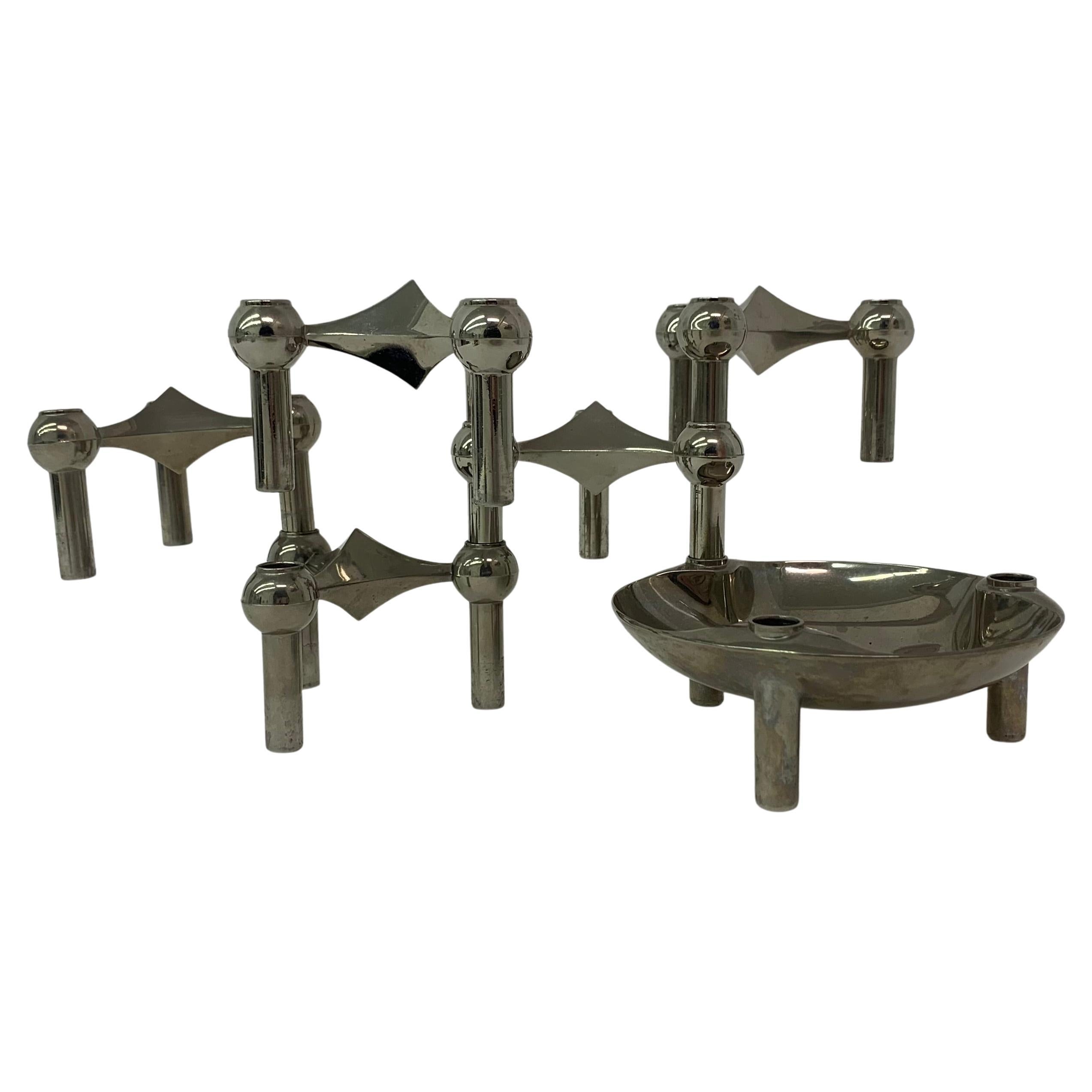 Candelero de Fritz Nagel & Ceasar Stoffi y fabricado por BMF 1960