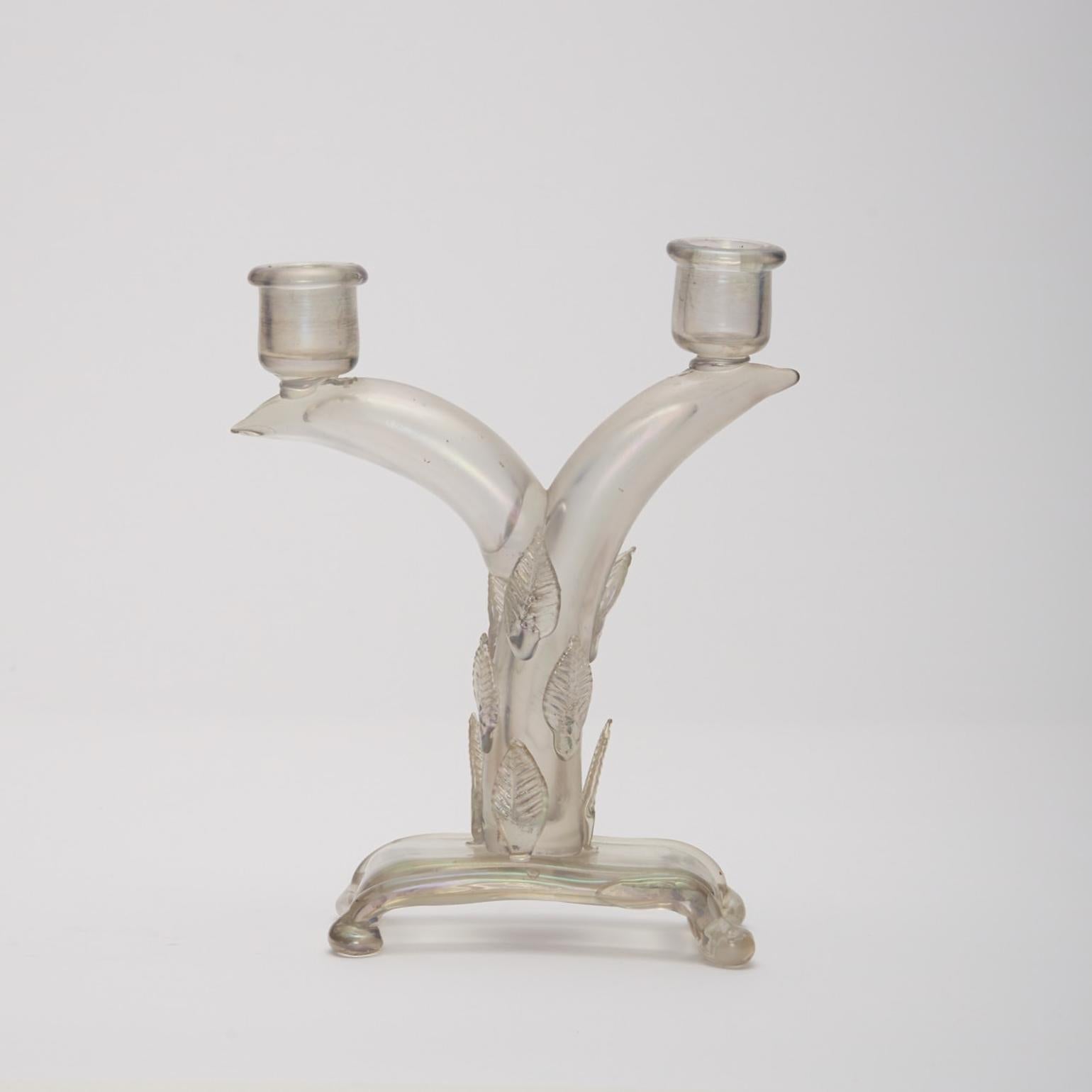 Italian Candlestick by Guido Balsamo Stella for Ferro Tozo 1925 For Sale