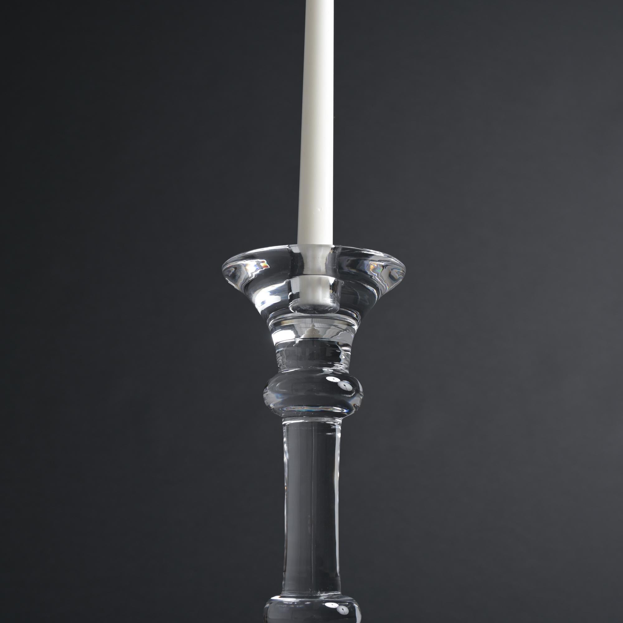 Candlestick by Ingo Maurer for Val St. Lambert in vendita 4
