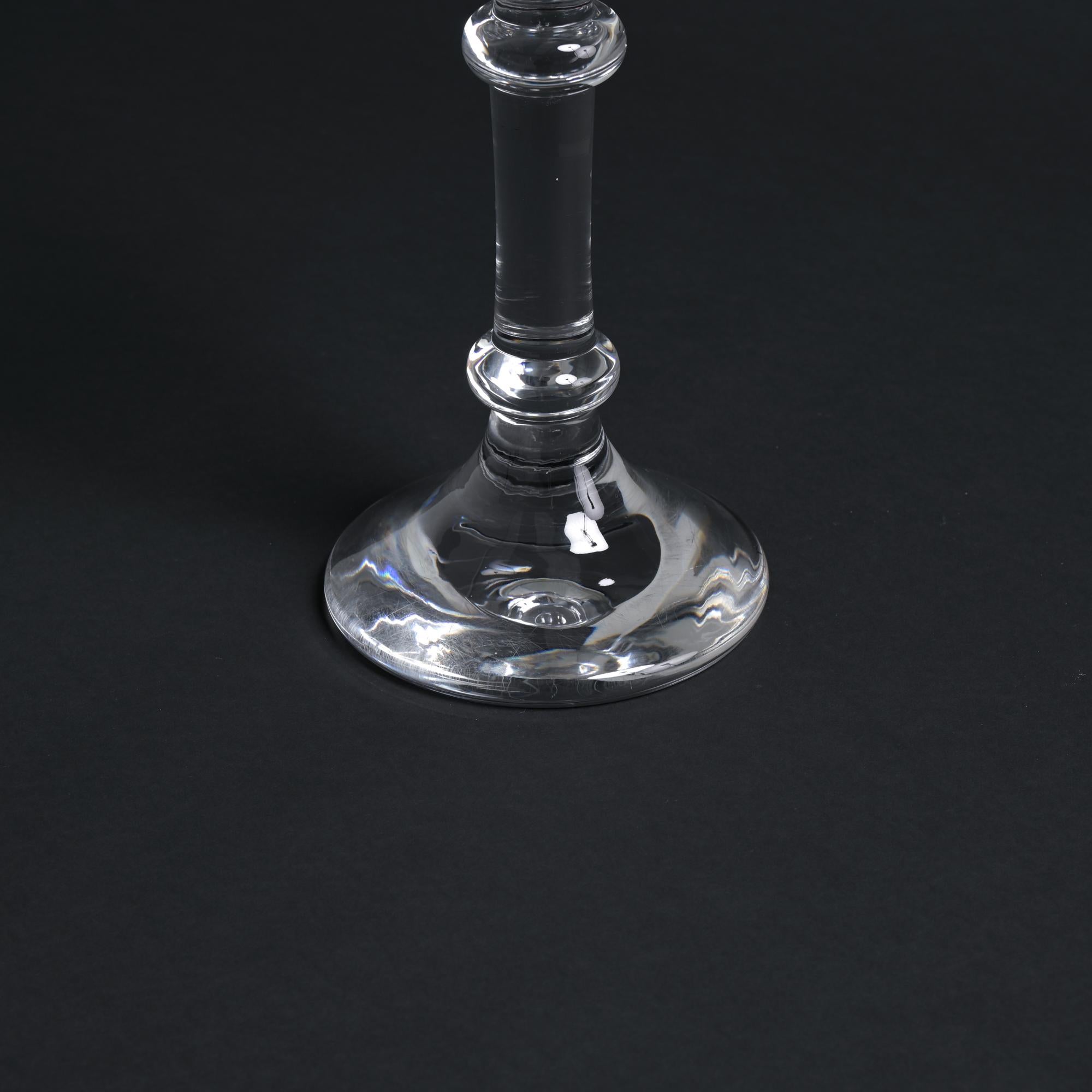 Belga Candlestick by Ingo Maurer for Val St. Lambert in vendita