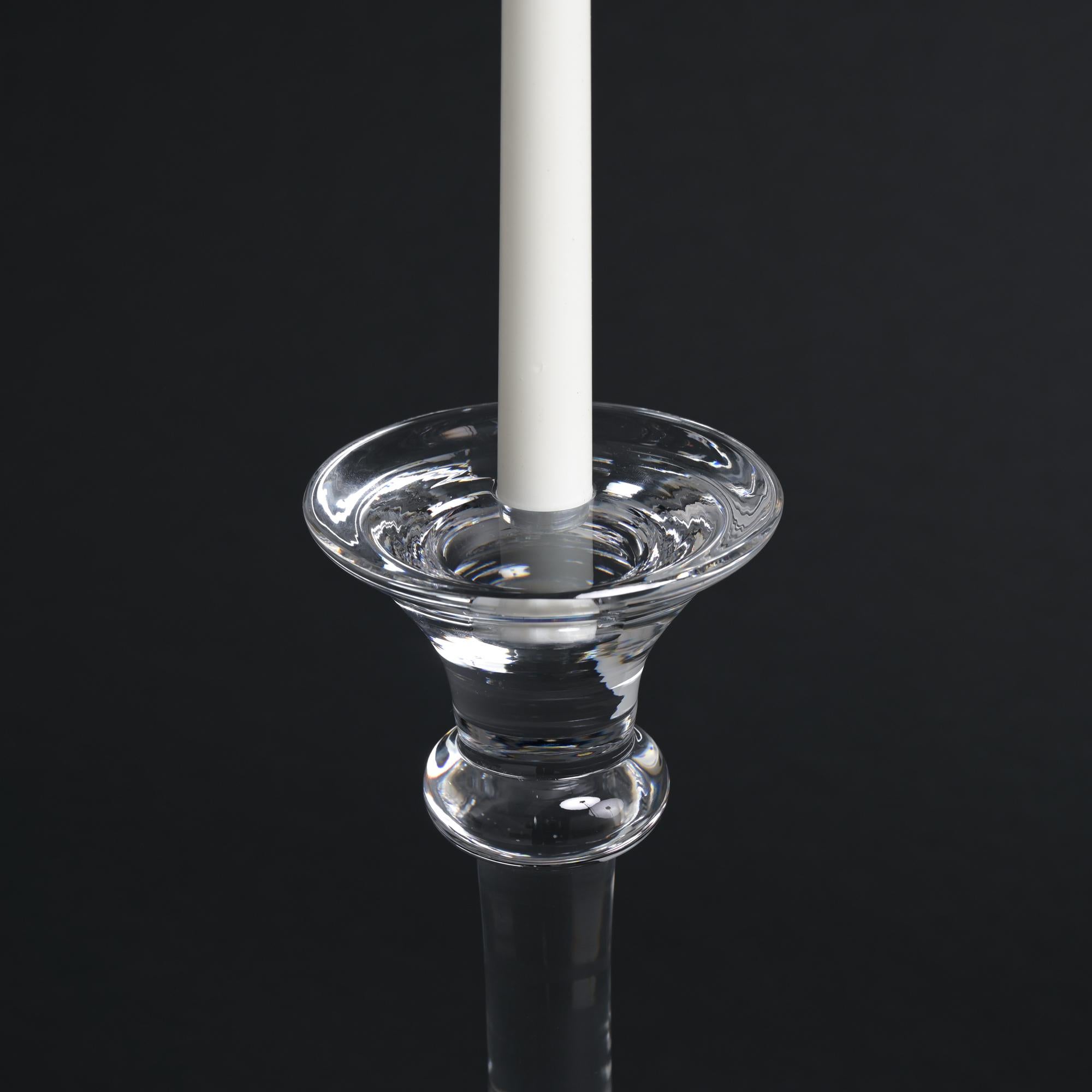 Candlestick by Ingo Maurer for Val St. Lambert In condizioni buone in vendita a Vlimmeren, BE