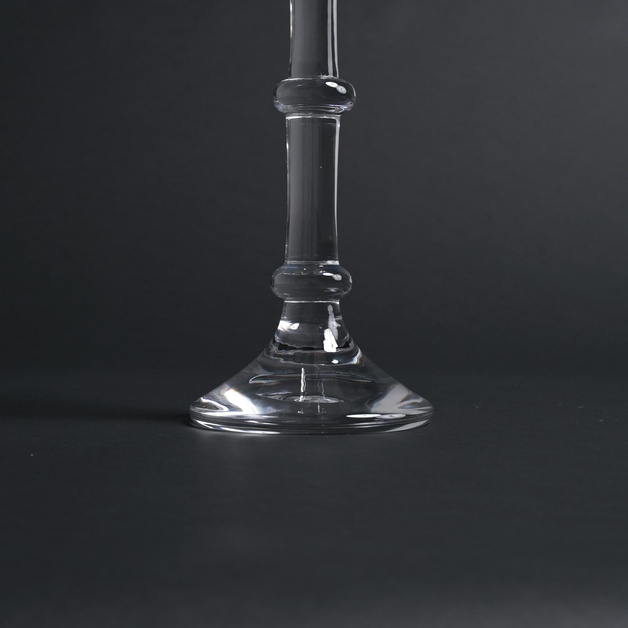 Metà XX secolo Candlestick by Ingo Maurer for Val St. Lambert in vendita
