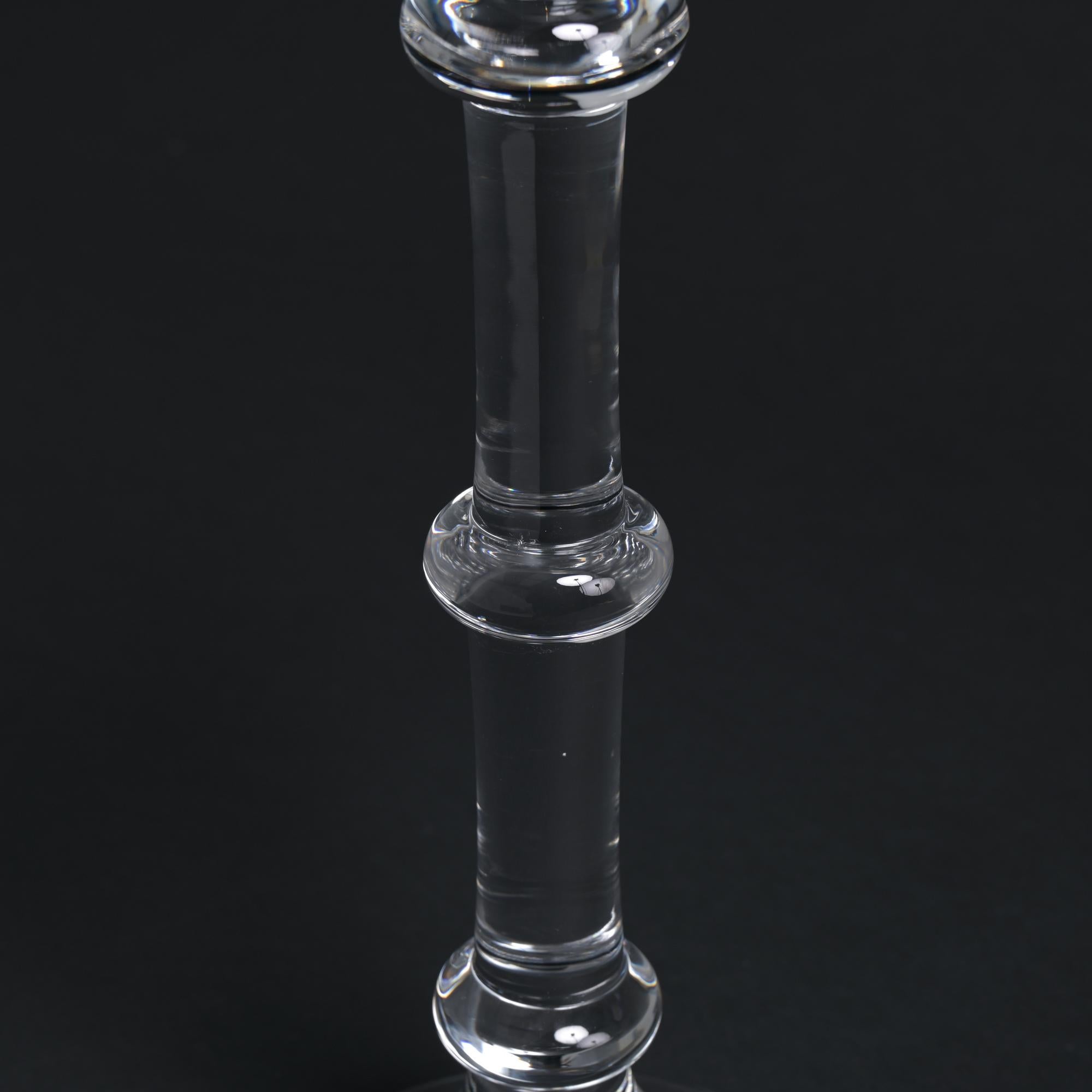 Candlestick by Ingo Maurer for Val St. Lambert in vendita 2