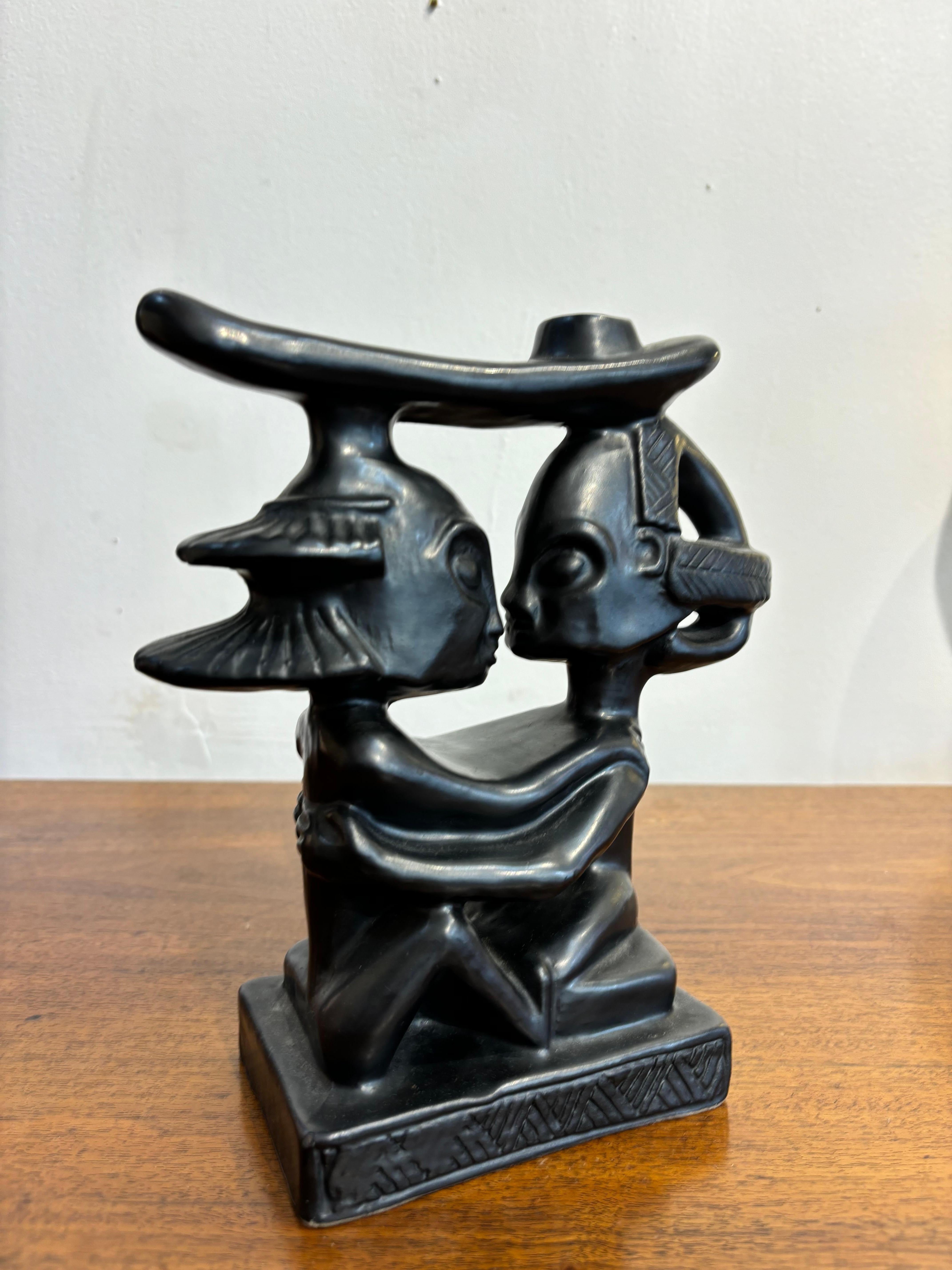 Mid-Century Modern Candlestick by Jacques Sagan For Sale