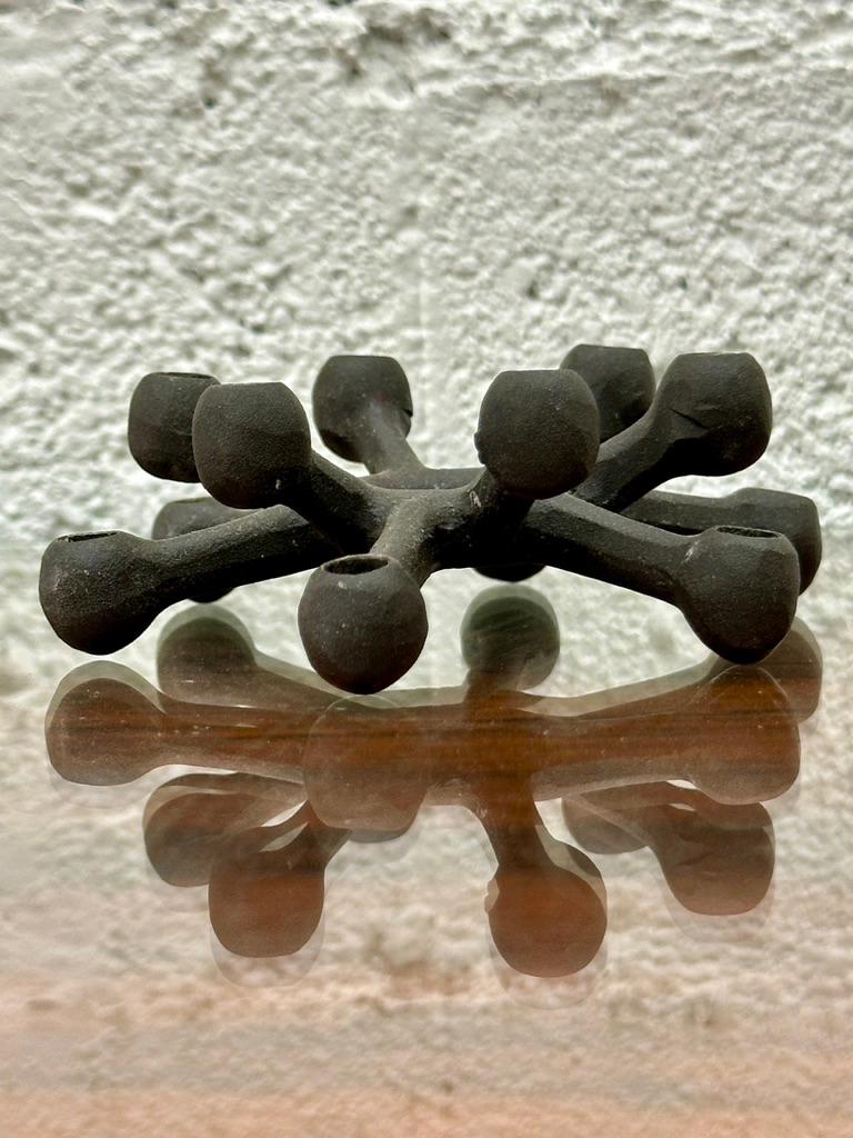 Candlestick by Jens Quistgaard for DANSK Designs, 1962 made in Denmark For Sale 4